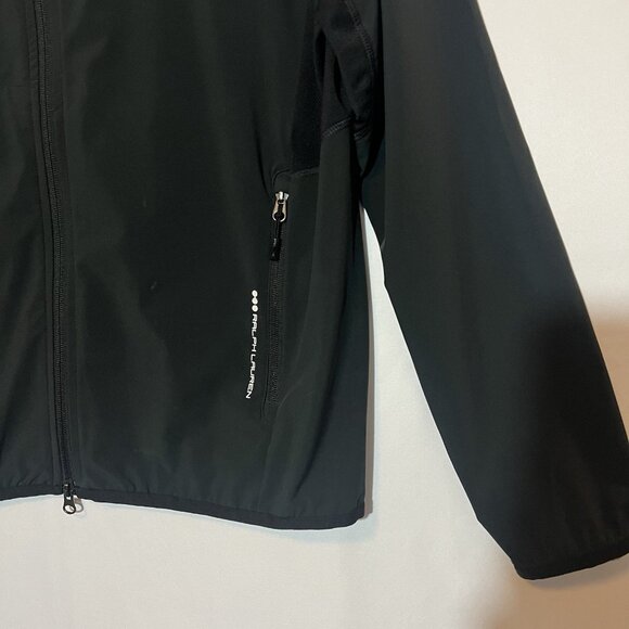 RLX Ralph Lauren Mens Golf Windbreaker Winter Jacket Medium Size Full Zip Black - Picture 9 of 16